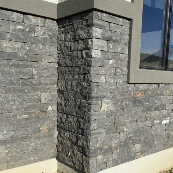 Black Rundle Ledgestone Veneer – Natural Stone Depot Pvt. Ltd