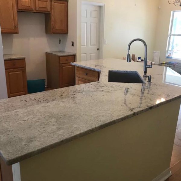 Colonial White Granite Countertop