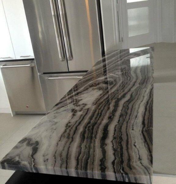 Mercury Black Marble counter top