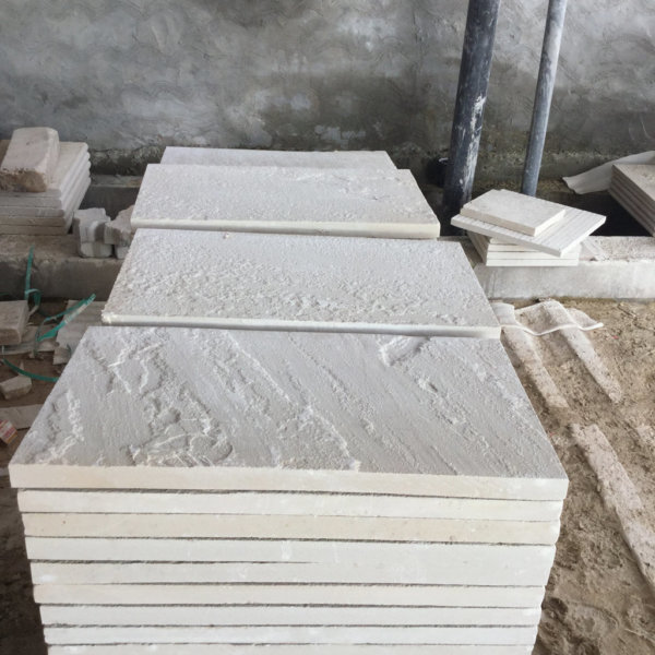 Mint White Sandstone Natural Tiles