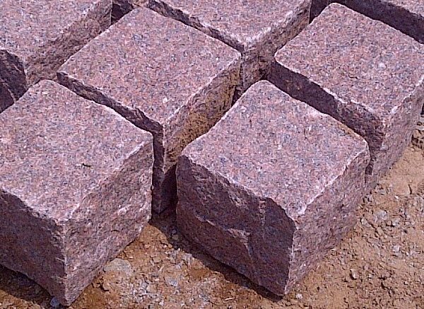 Red Granite Cobbles