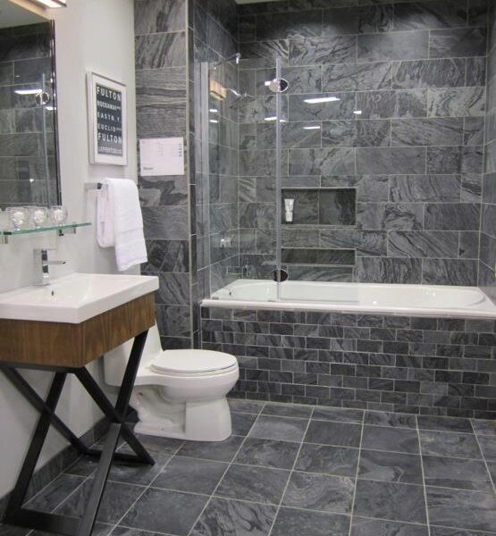 Silver Shine Slate Wall and Floor